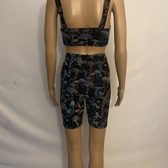 COPY - - Rainbow reflective mushroom sports bra - Picture 6 of 7